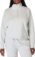 Sweaty Betty Sand Wash Half Zip Sweatshirt