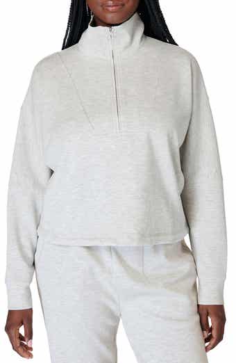 Sweaty Betty Sand Wash Half Zip Sweatshirt