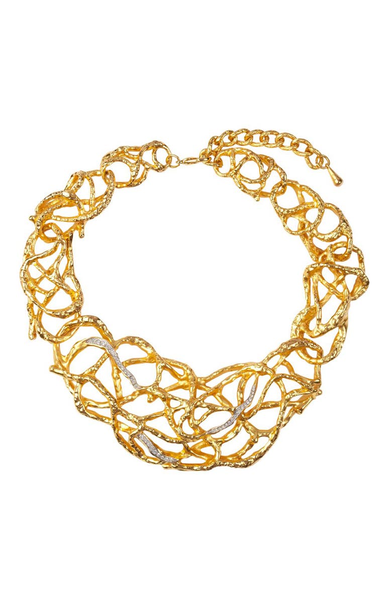 Susan Caplan 1994 Vintage Elizabeth Taylor Precious Vine Necklace, Main, color, Precious Vine