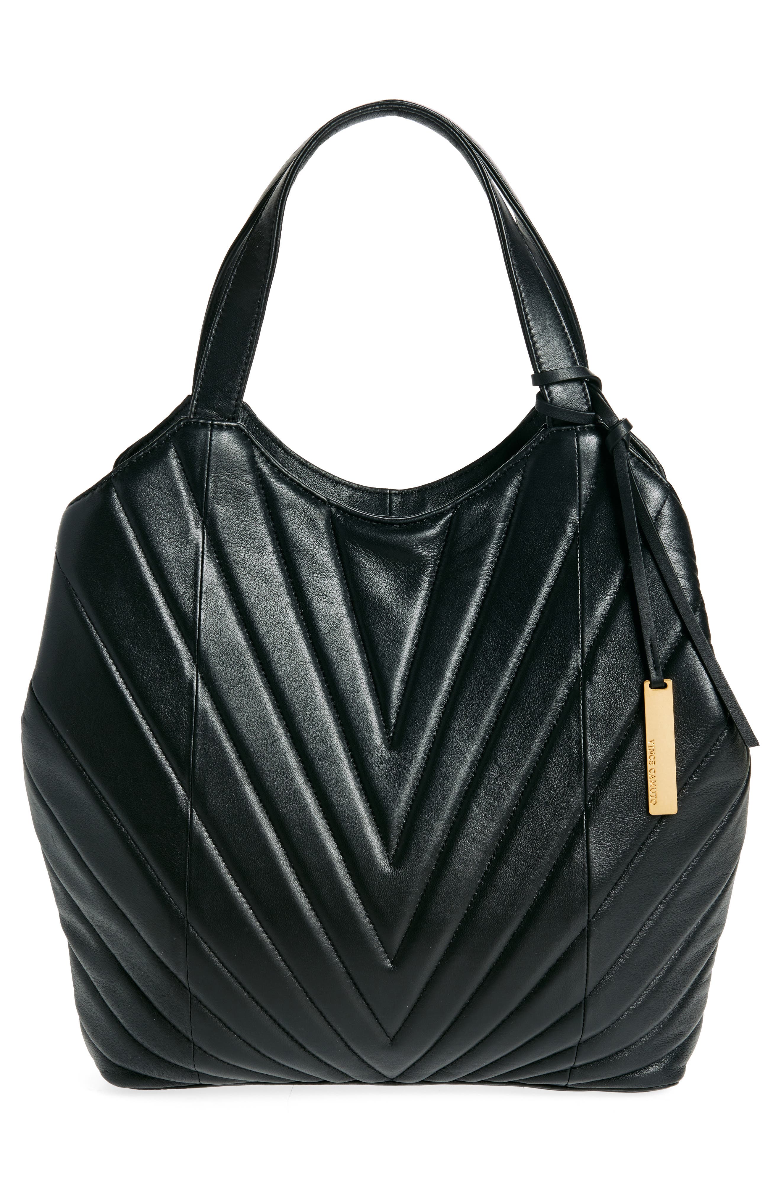 Vince Camuto Theon Leather Tote Bag, Main, color, 