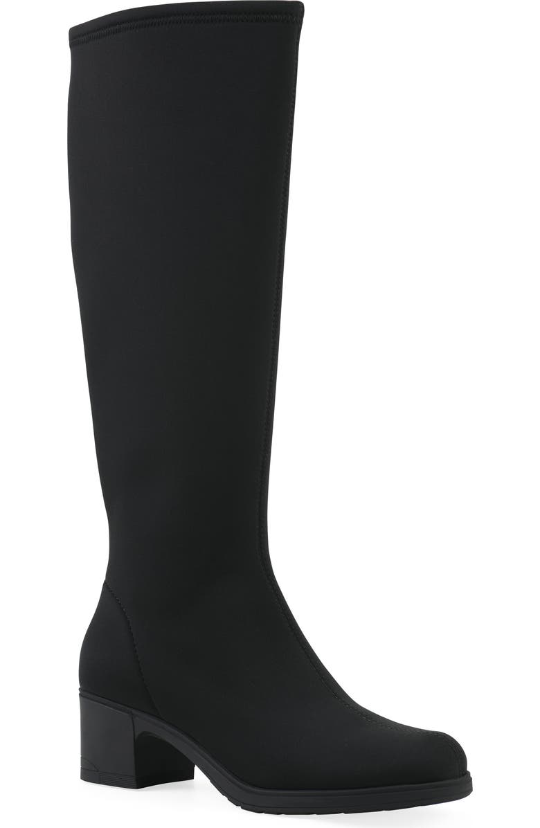 CLIFFS BY WHITE MOUNTAIN Humbert Knee High Boot, Main, color, Black Fabric