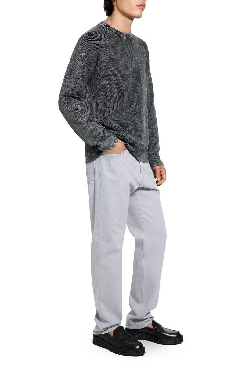 Theory Washed Breach Sweater, Alternate, color, Washed Black