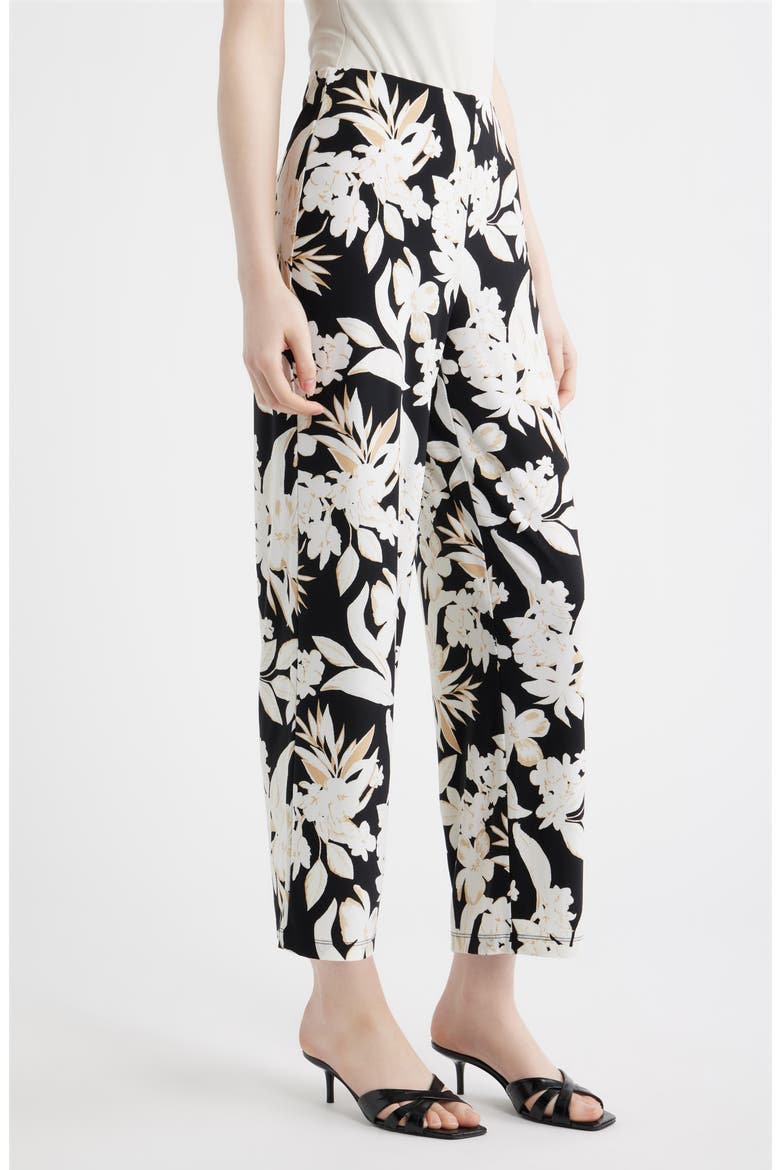 Print Crop Wide Leg Pants, Alternate, color, ANNE BLACK MULTI