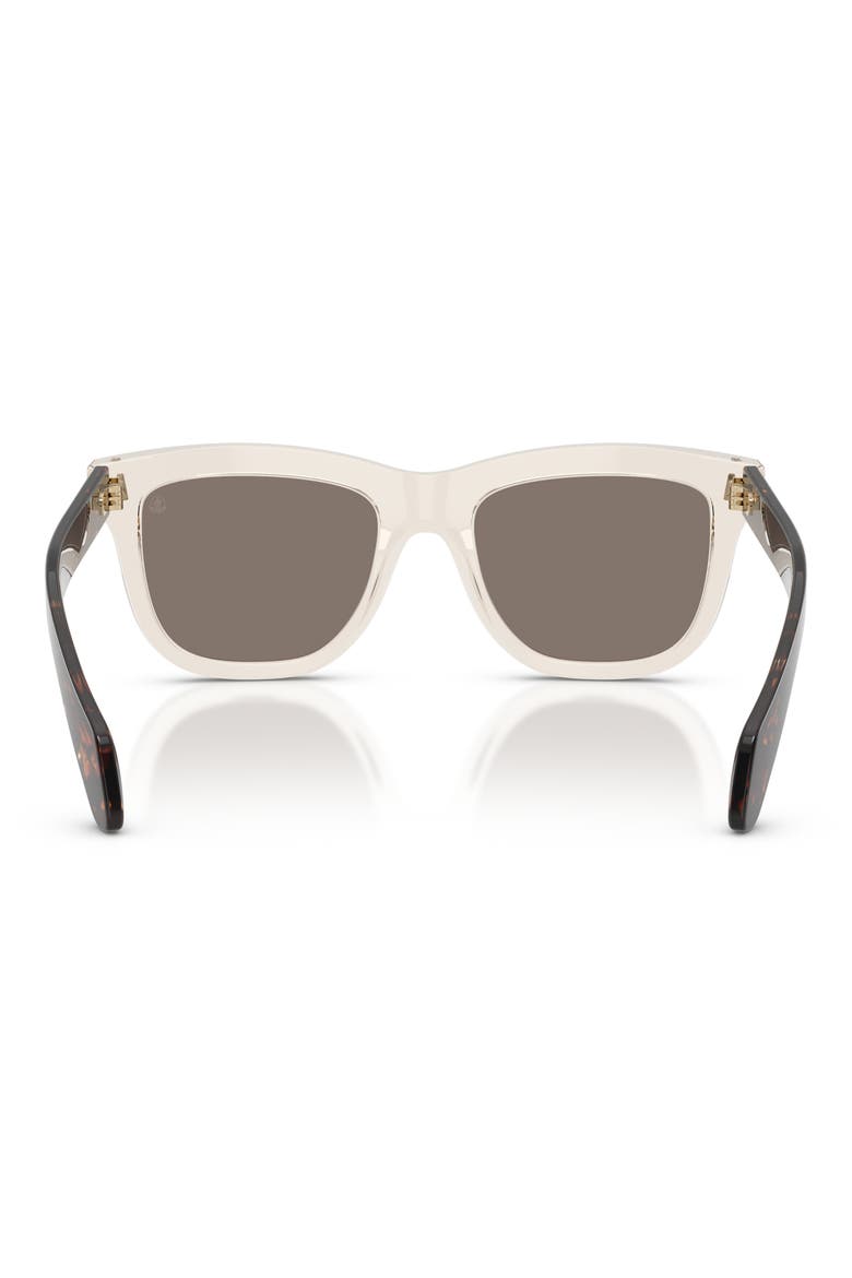 Bronzz 52mm Pillow Sunglasses, Alternate, color, BUTTER / MIRROR GOLD