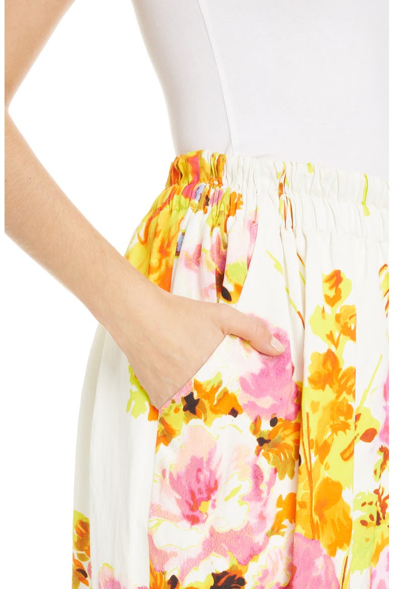 Sofya Floral Skirt, Alternate, color, ECRU