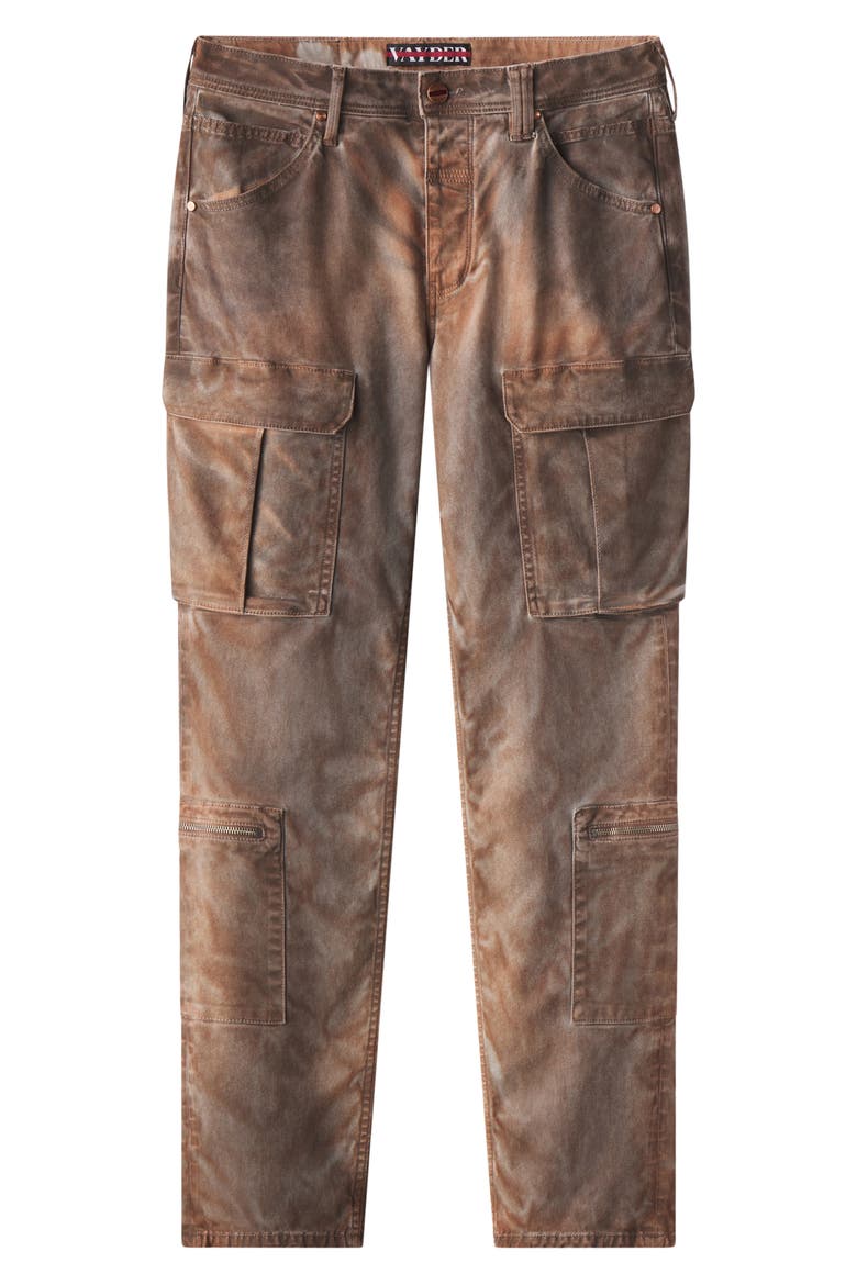Tapered Stretch Twill Cargo Pants, Alternate, color, WALLACE