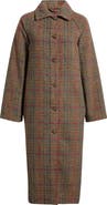 Marine Layer Hayes Houndstooth Trench Coat