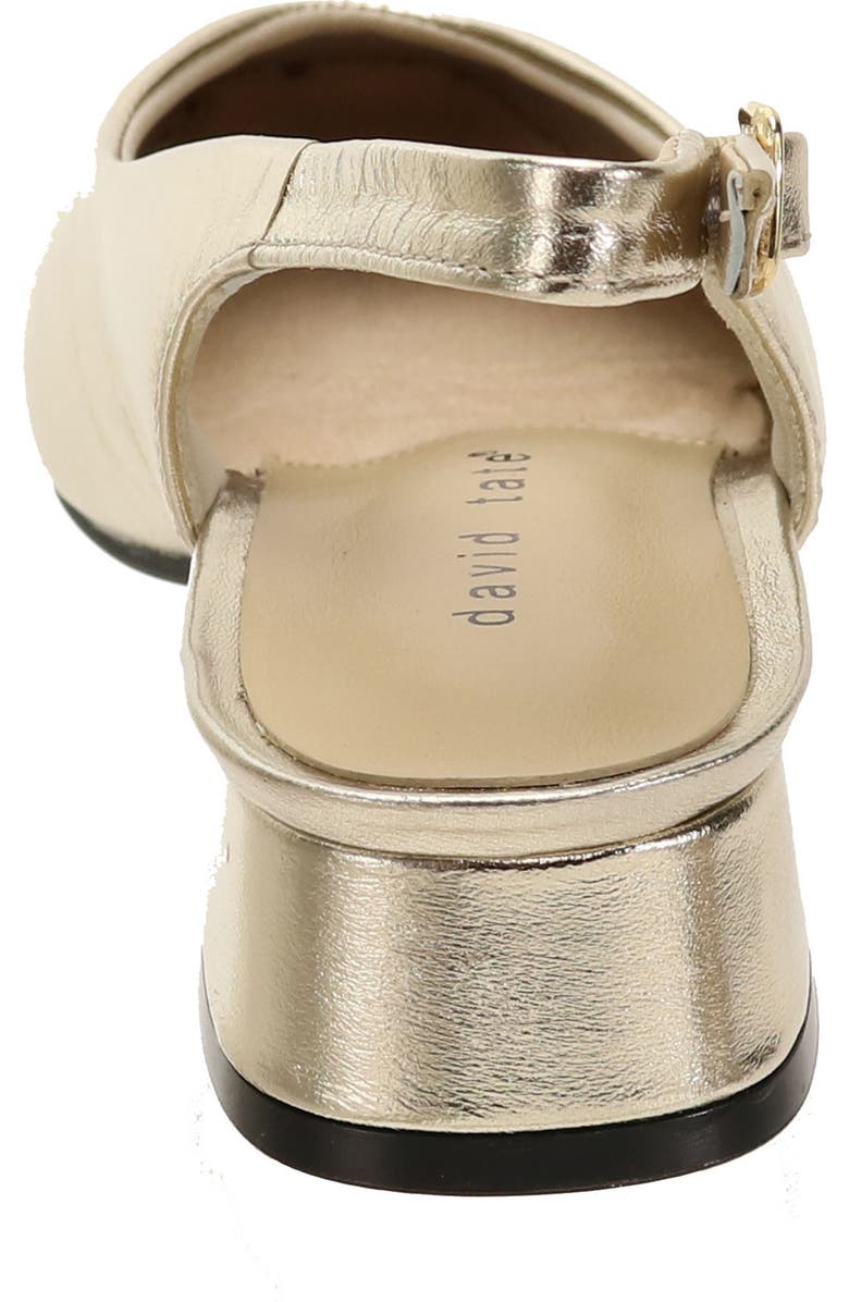 David Tate Sugar Slingback Pump, Alternate, color, Platinum