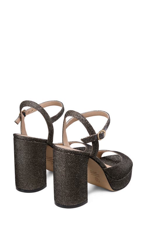 Stuart Weitzman Dayna Ii Platform Sandal In Silver
