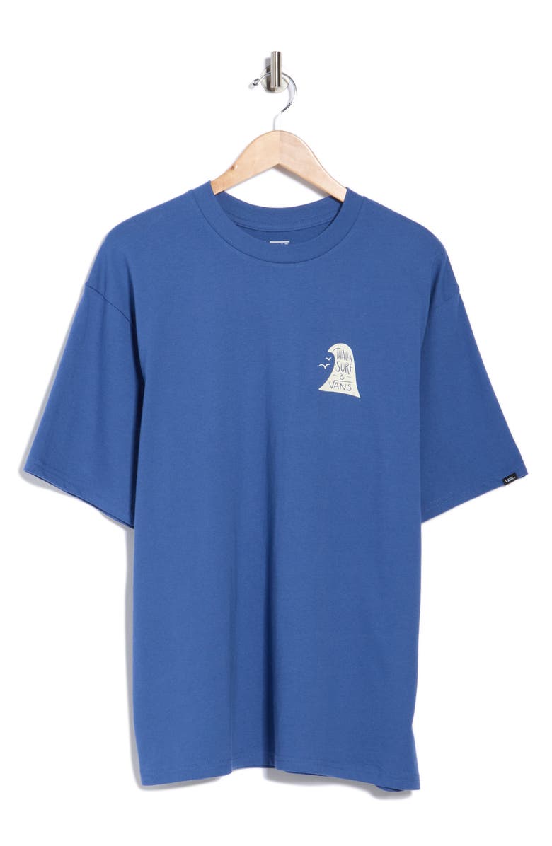 Vans Thalia Wave Cotton Graphic T-Shirt, Alternate, color, True Navy