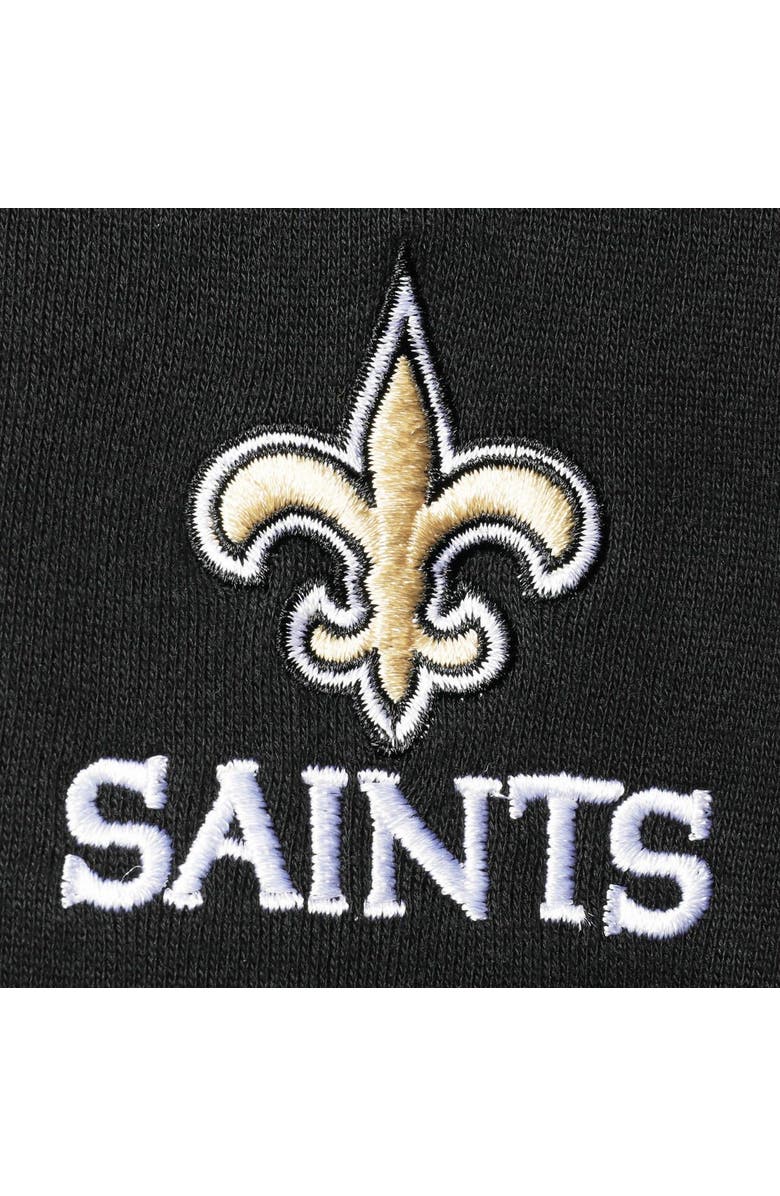 DUNBROOKE Men's Dunbrooke Black New Orleans Saints Craftsman Thermal-Lined Full-Zip Hoodie, Alternate, color, Black