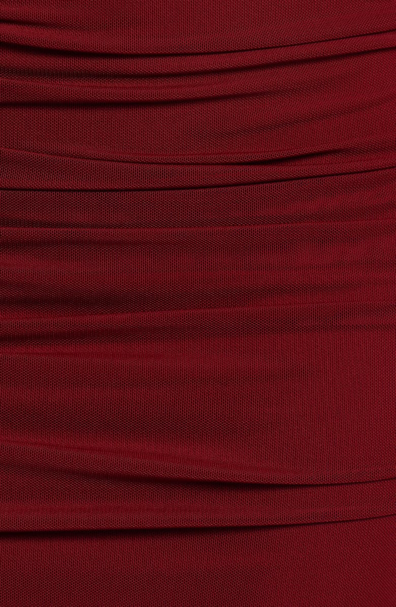 Petal & Pup Solai Ruched Maxi Skirt, Alternate, color, Berry