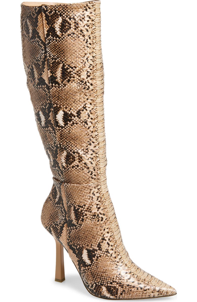 Steve Madden Kathleen Thigh High Boot, Main, color, Natural Snake