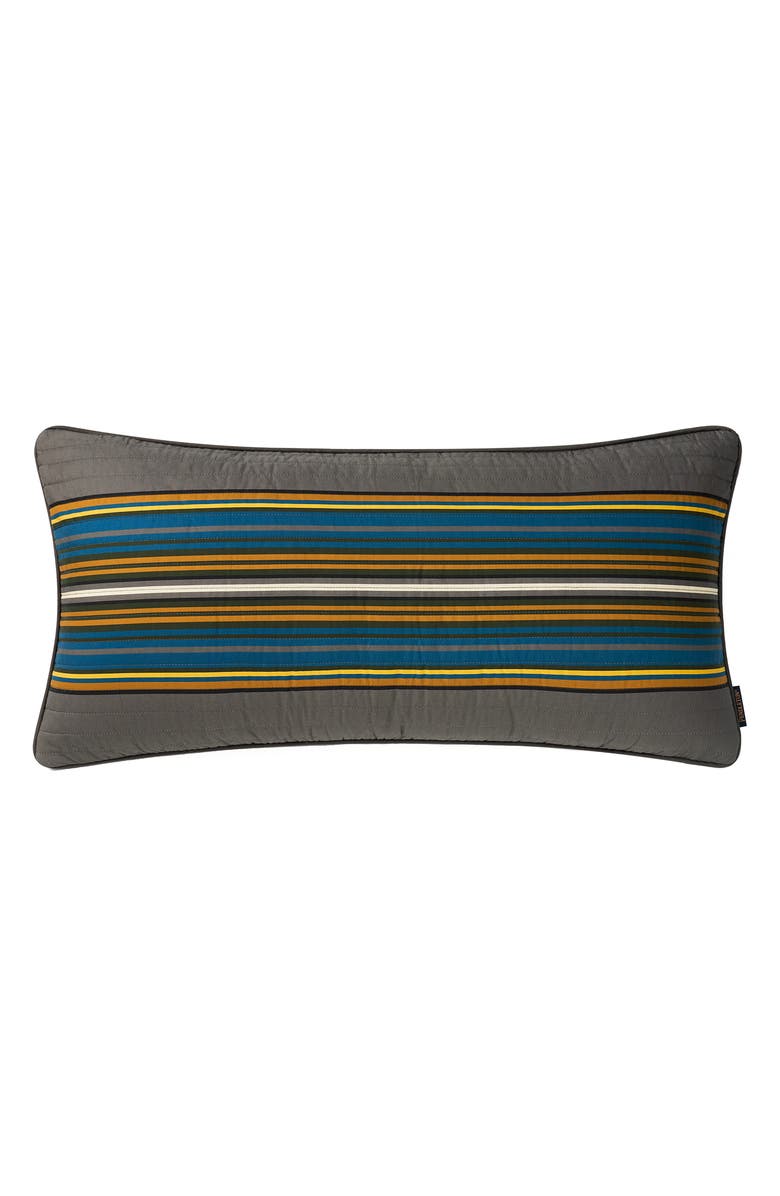 Pendleton Stripe Quilted Accent Pillow, Main, color, 