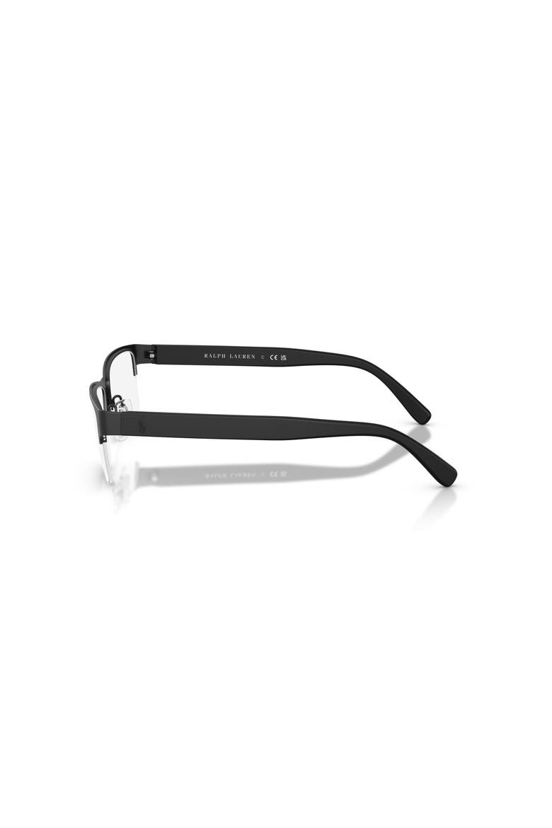 56mm Rectangle optical glasses, Alternate, color, Black