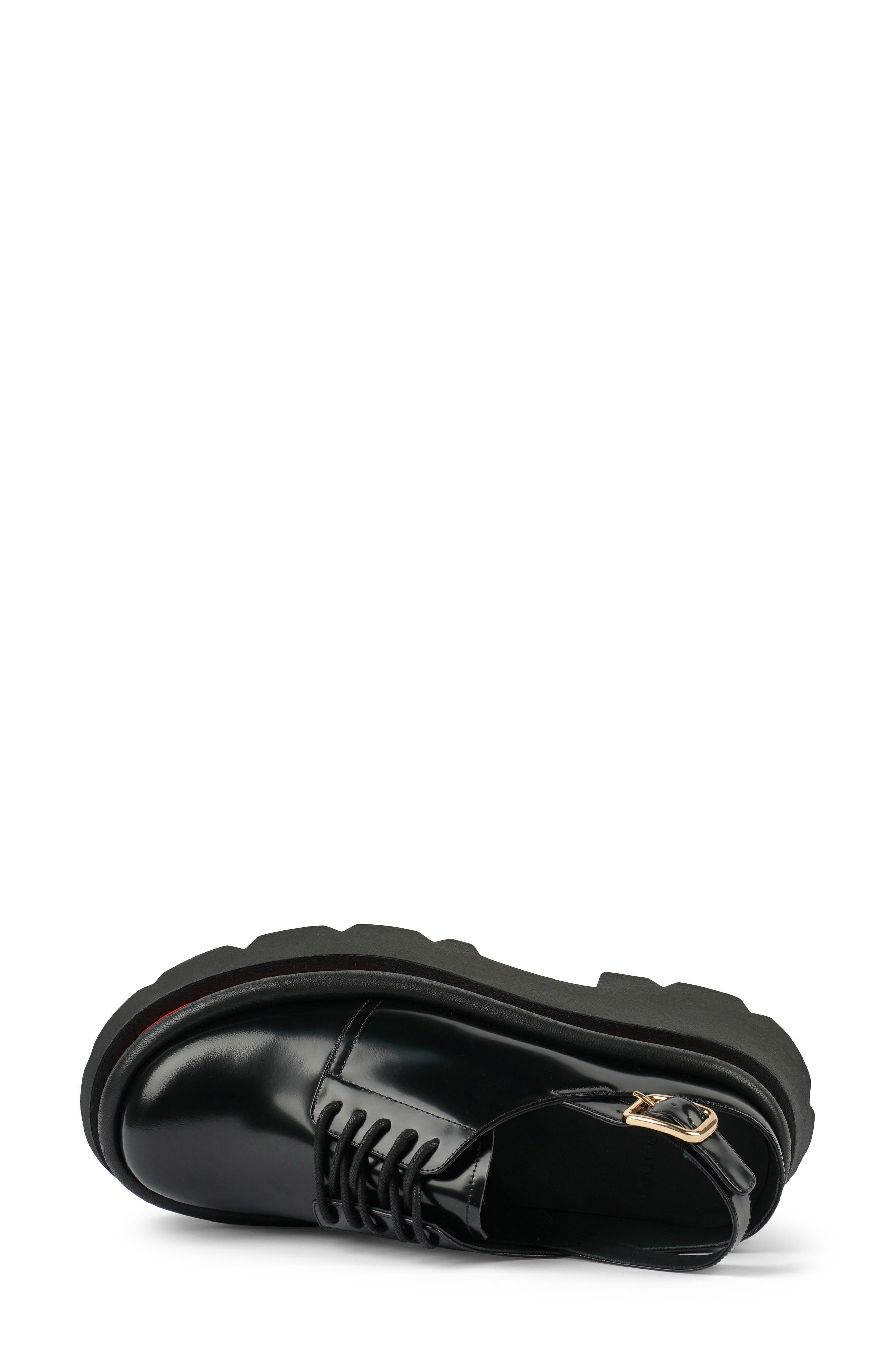 Crunch Time Slingback Platform Derby, Alternate, color, BLACK BOX CALF