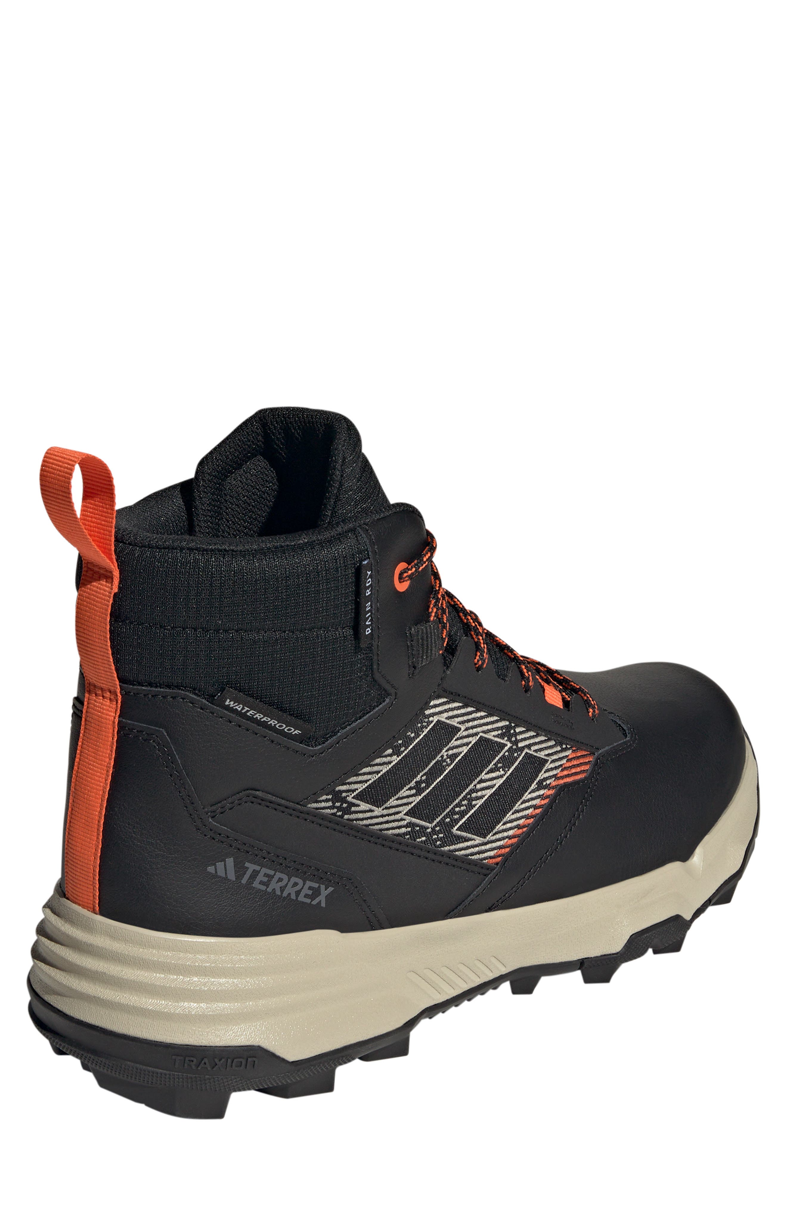 Unity Rain RDY Mid Hiking Shoe, Alternate, color, SHADOW RED/ BLACK/ ORANGE