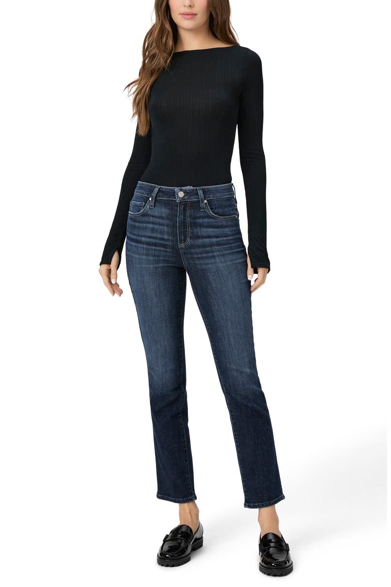 Cindy High Waist Ankle Straight Leg Jeans, Alternate, color, SHIPWRECK
