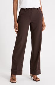 JASON WU Cuffed Wide Leg Pants