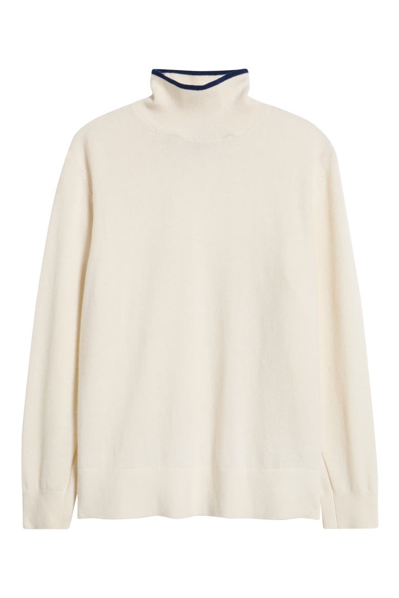 Nyla Cashmere Turtleneck Sweater, Alternate, color, IVORY
