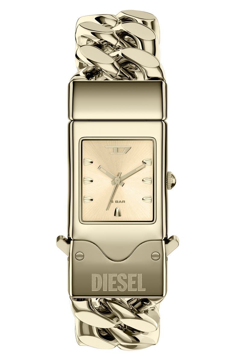 DIESEL<sup>®</sup> Closer Bracelet Watch, Main, color, Gold