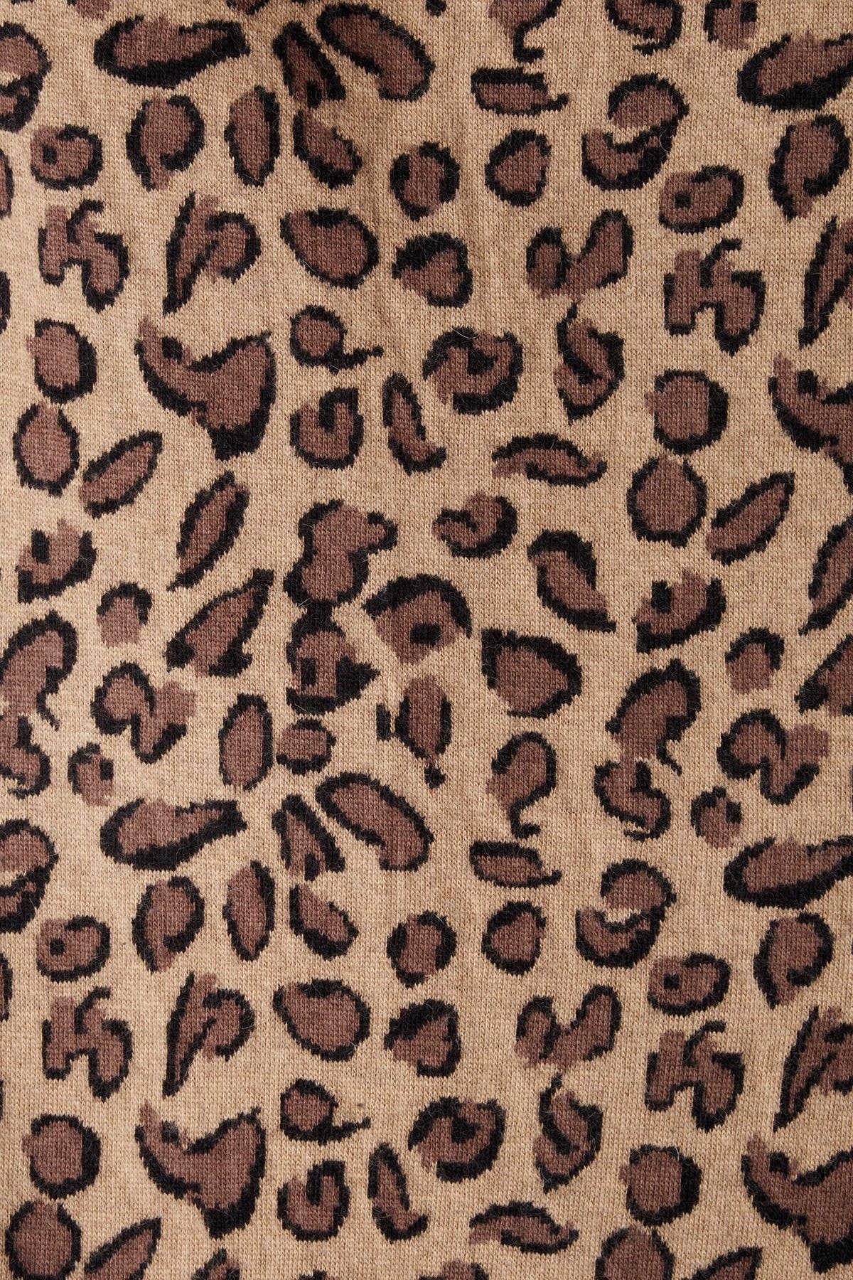 Portolano Animal Print Wool & Cashmere Blend Poncho (Women) | Nordstromrack