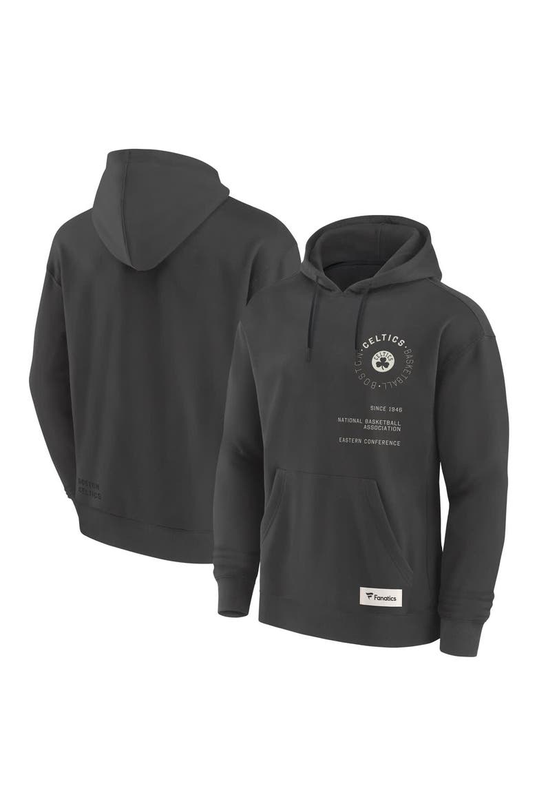 Men's Fanatics Gray Boston Celtics Future Ground Info Elements Premium Pullover Hoodie, Main, color, Gray