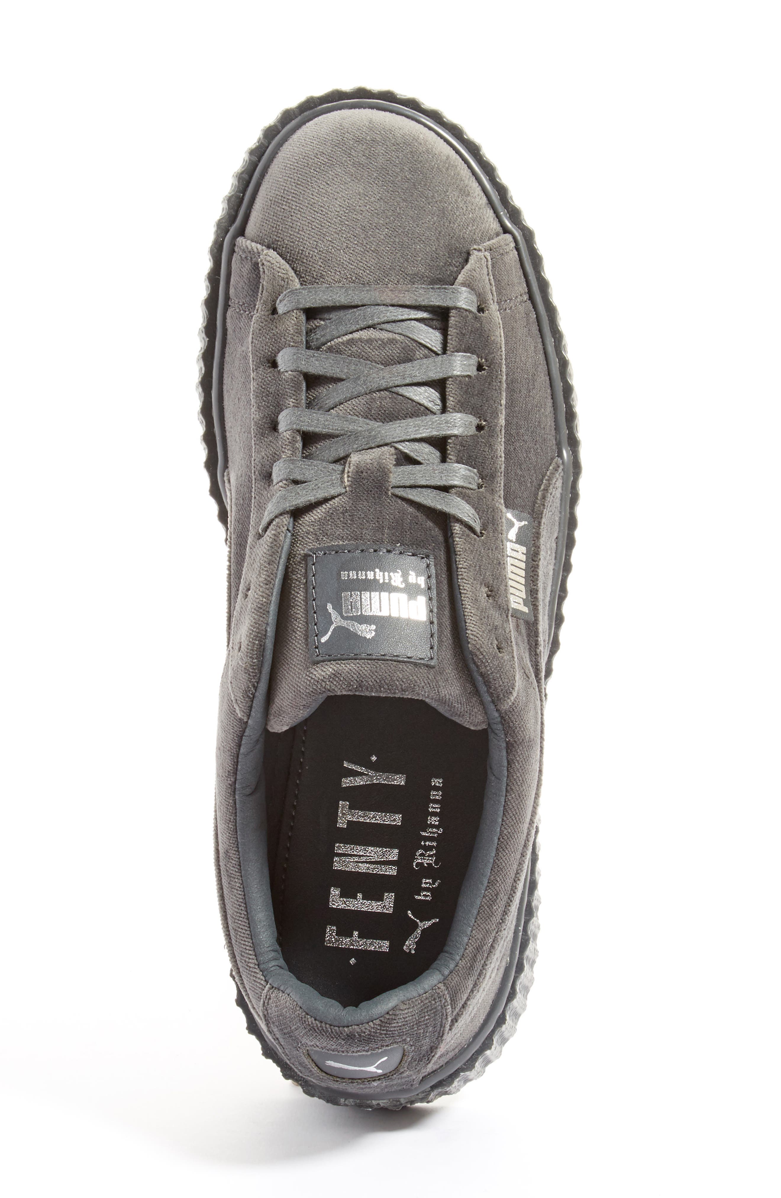 FENTY PUMA by Rihanna Creeper Sneaker (Women), Alternate, color, GLACIER GREY/ GLACIER GREY