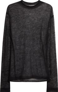 GIA STUDIOS Lanky Superkid Mohair & Extrafine Merino Wool Blend Sweater