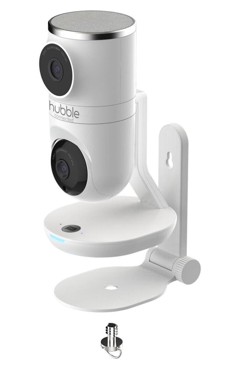 Hubble Connected Nursery Pal Dual Vision Camera, Alternate, color, White