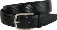 CrookhornDavis Men's Basic Lux Trial Tri-Town Calfskin Dress Belt