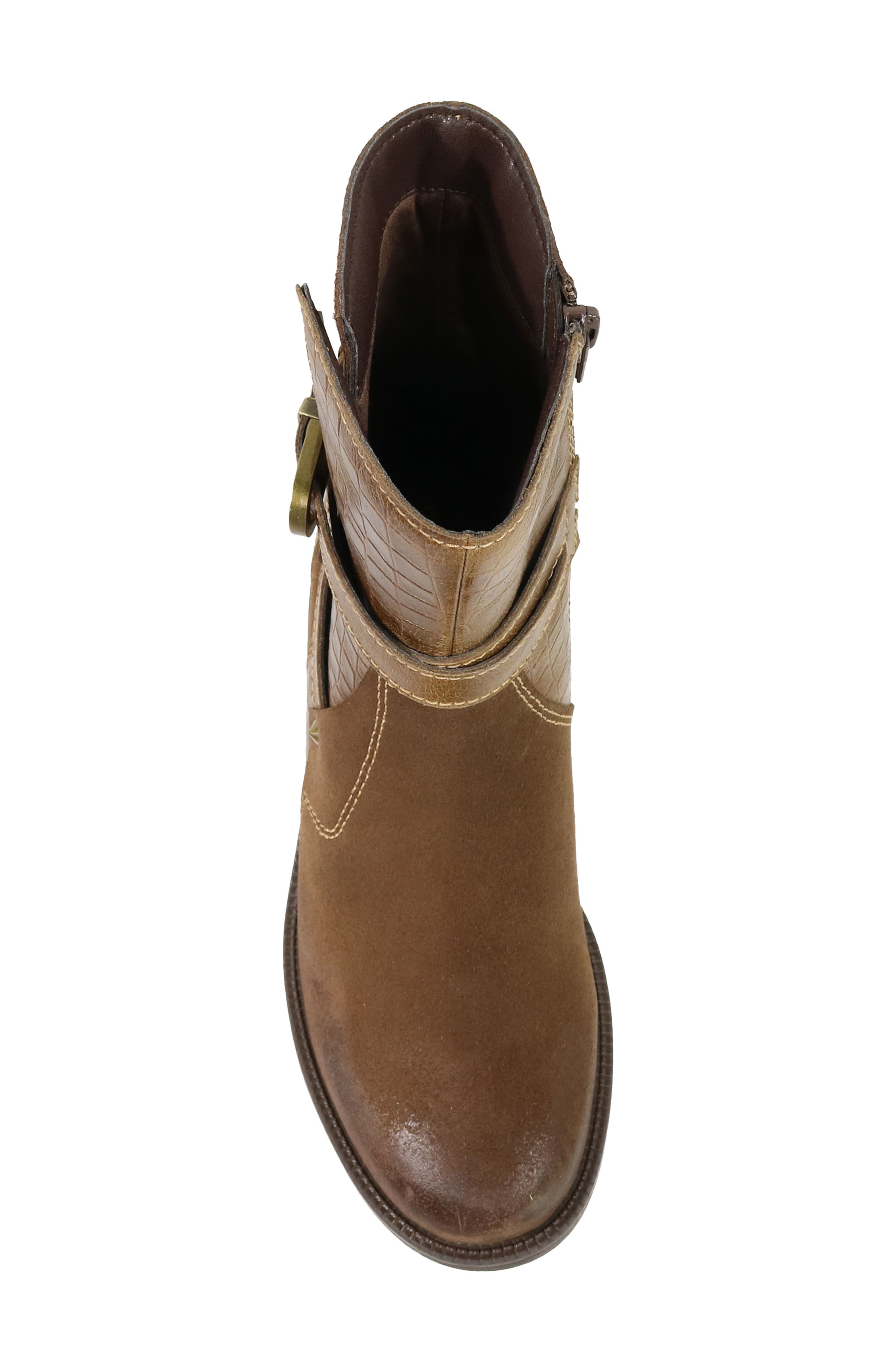 Spenser Bootie, Alternate, color, BROWN LEATHER