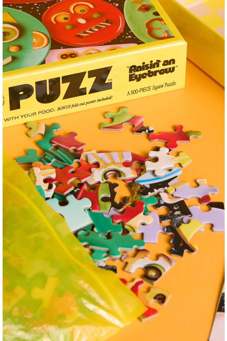 Raisin An Eyebrow Jigsaw Puzzle, Alternate, color, None