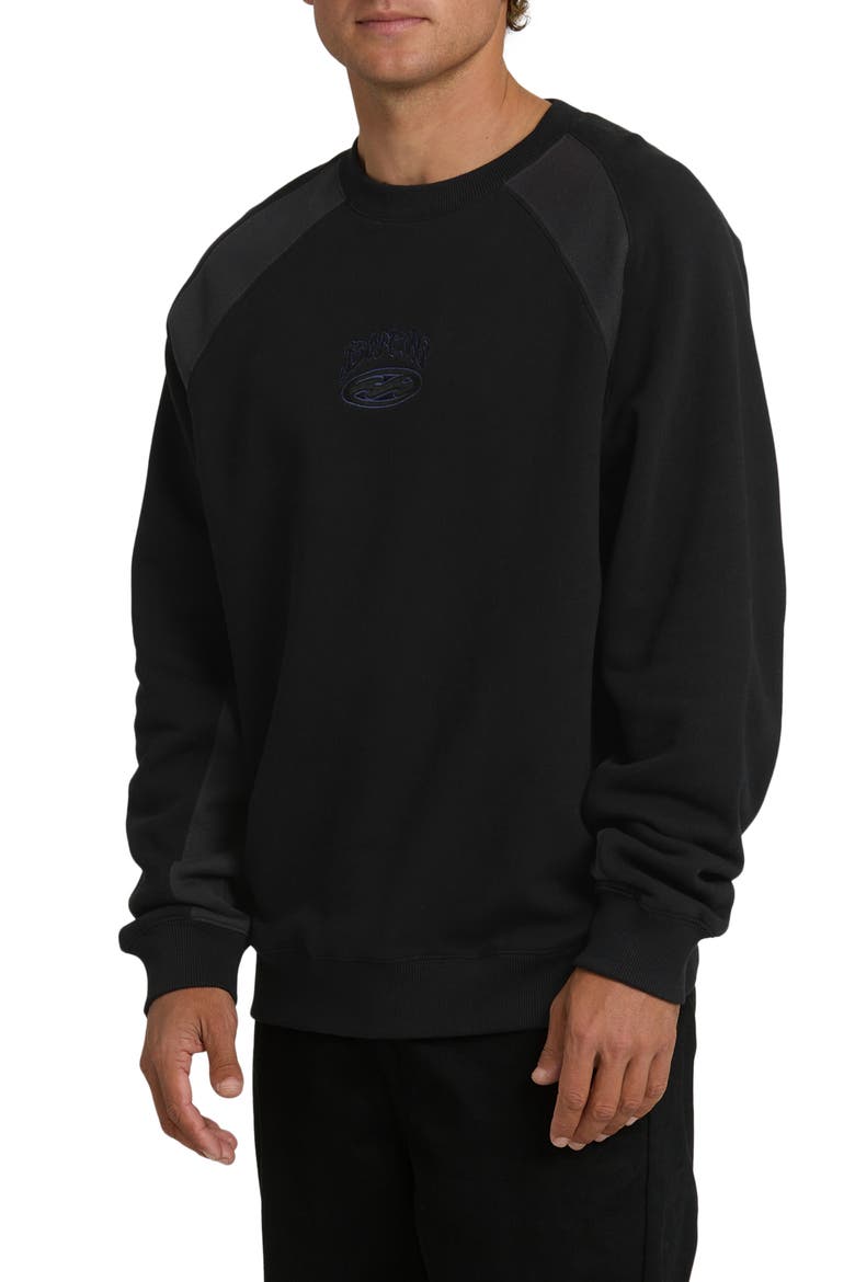 Bad Dog Embroidered Sweatshirt, Alternate, color, BLACK