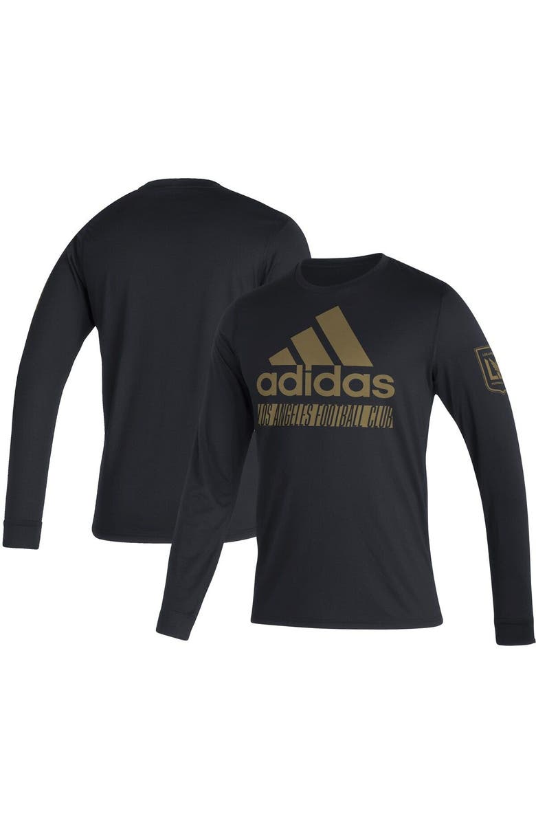 adidas Men's adidas Black LAFC Vintage AEROREADY Long Sleeve T-Shirt, Main, color, 