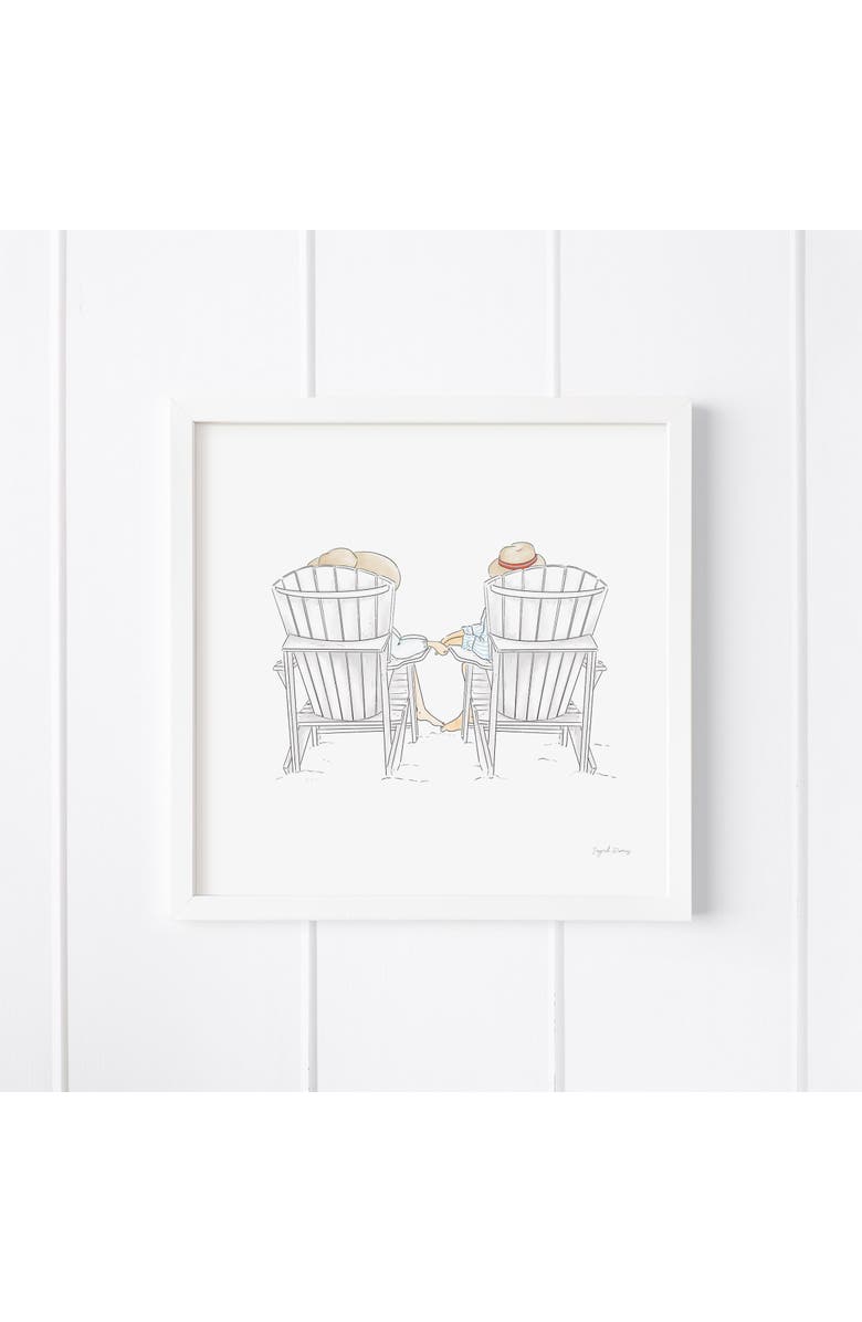 Ramus & Co Together Couple Museum Quality 8" x 8" Art Print, Main, color, Multicolored