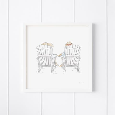 Together Couple Museum Quality 8" x 8" Art Print