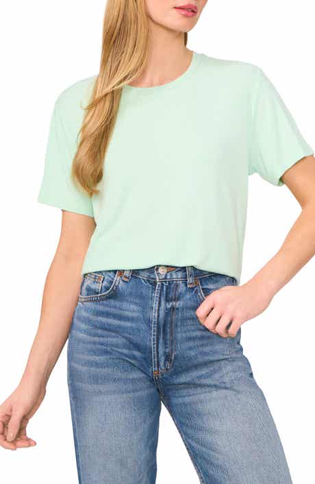 1.STATE Rib Jersey Boxy Crop T-Shirt
