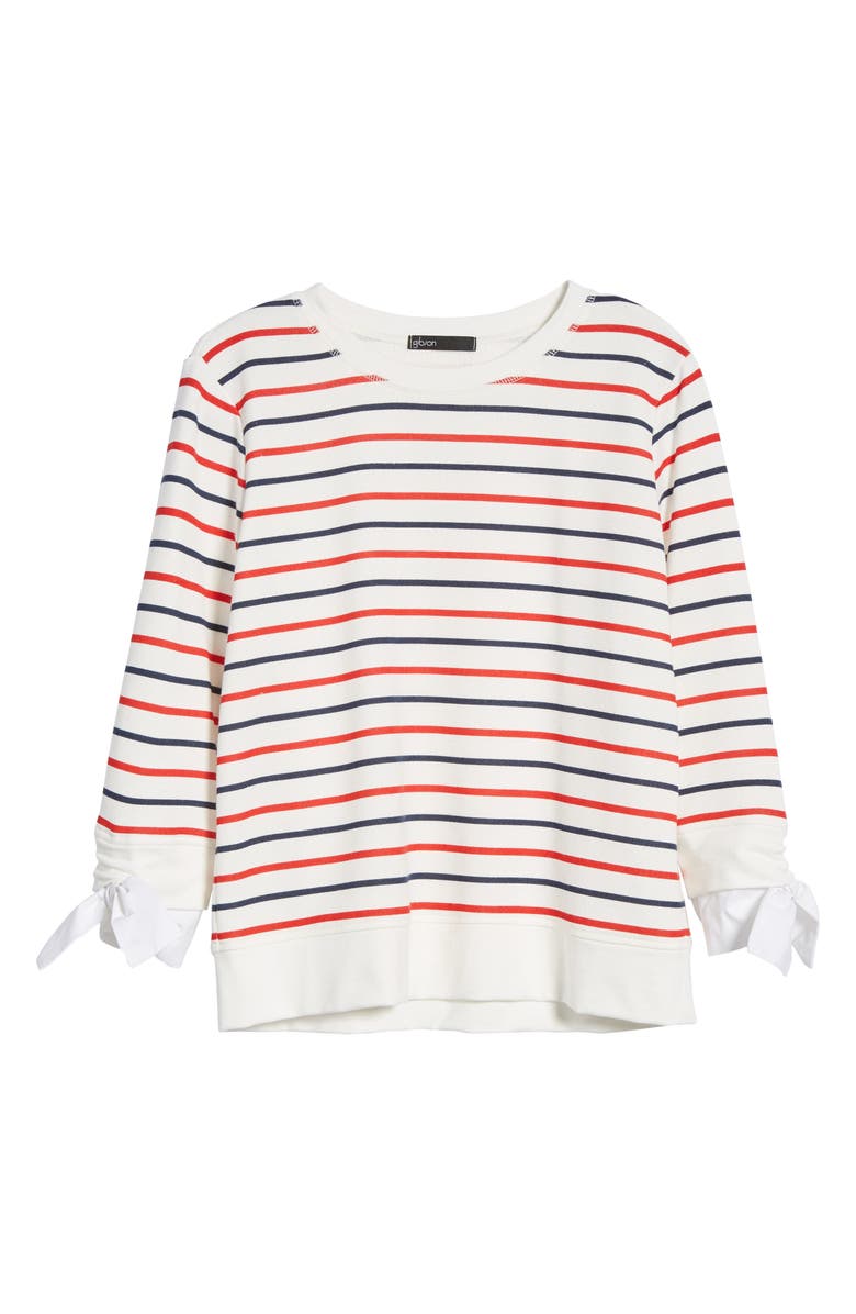 GIBSONLOOK Gibson Tie Sleeve Sweatshirt, Alternate, color,