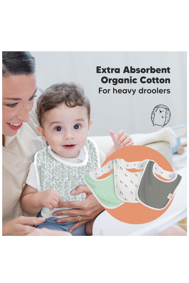 8-Pack Baby Drool Bibs, Alternate, color, Nordic