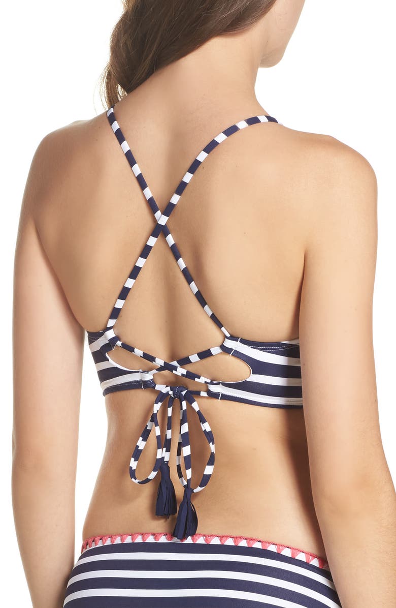 Tommy Bahama Breton Stripe Bikini Top, Alternate, color, 