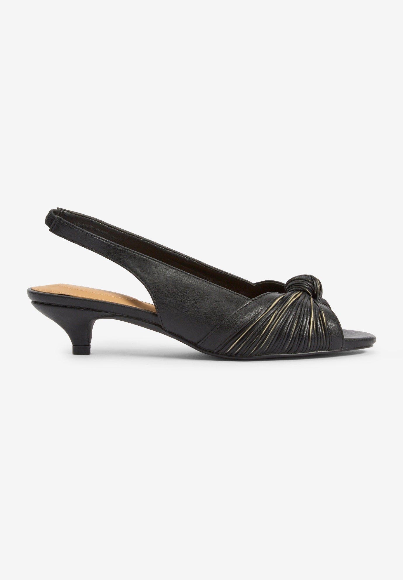 Comfortview The Katelyn Slingback, Alternate, color, Black