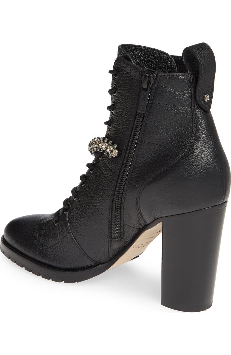 Jimmy Choo Cruz Jewel Combat Boot, Alternate, color,