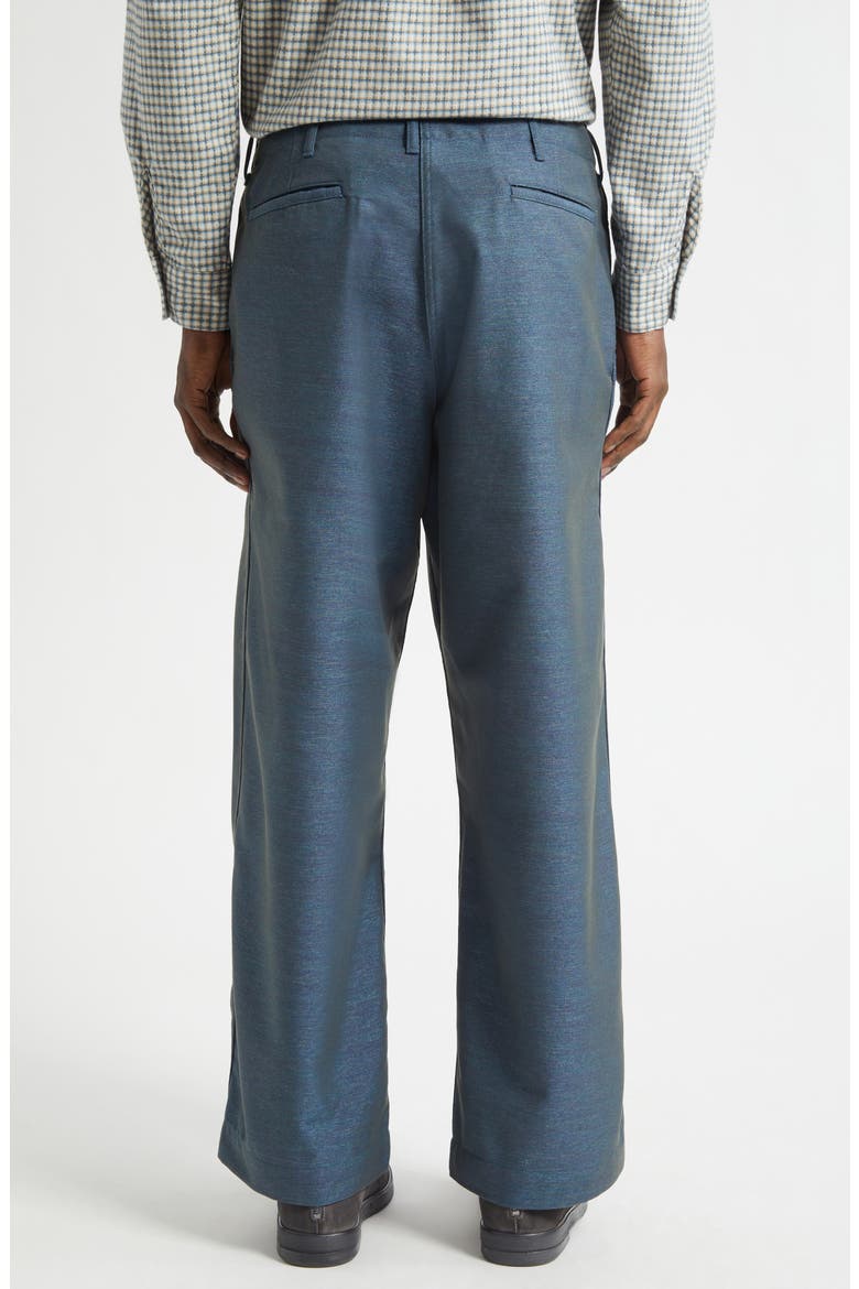 MIL Iridescent Twill Pants, Alternate, color, BLUE