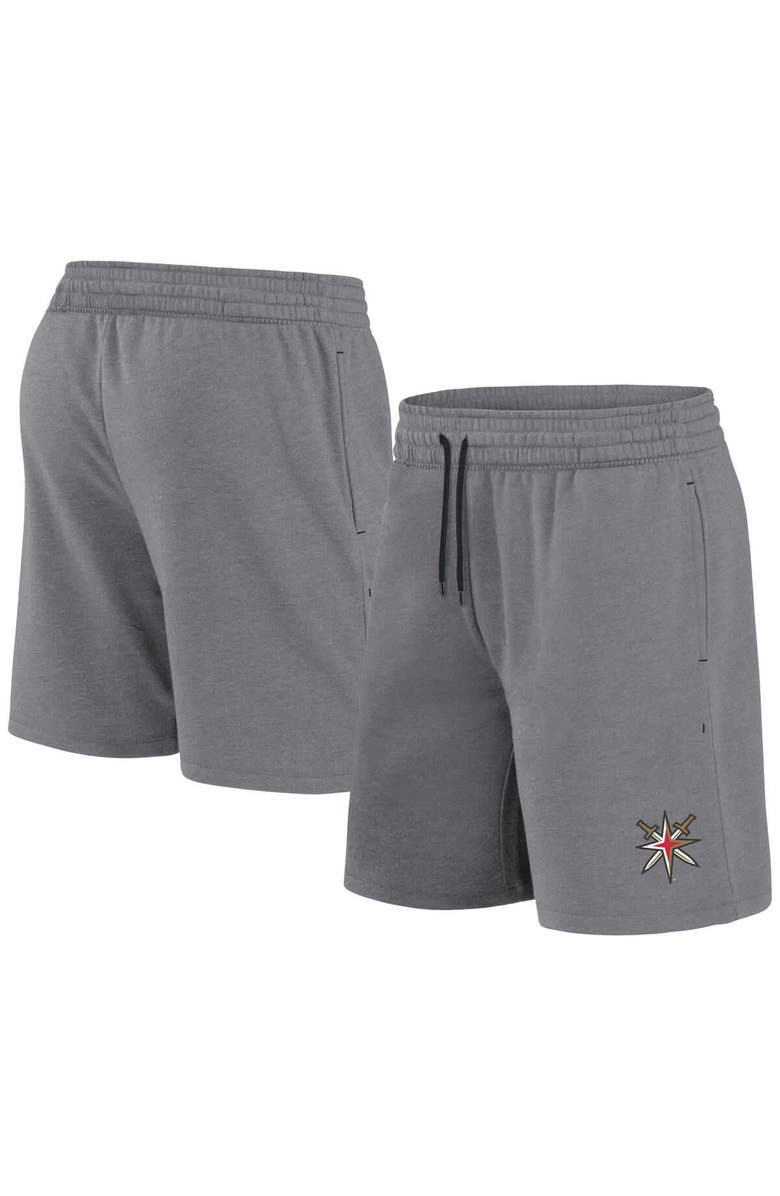 FANATICS Heather Gray Vegas Golden Knights Humble Training Shorts, Main, color, Heather Gray