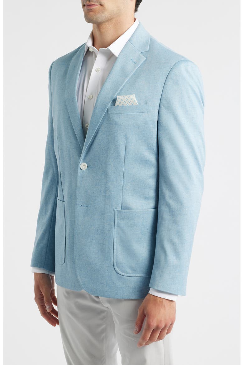 Pink Sky Blue Neppy Knit Sport Coat, Alternate, color, BLUE