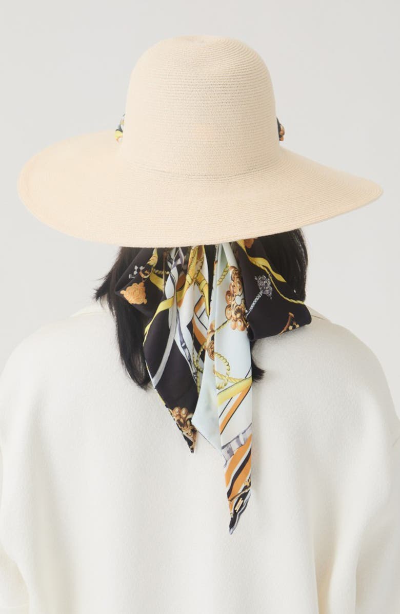 Eugenia Kim Cassidy UPF 30+ Packable Straw Fedora, Alternate, color, 