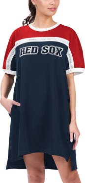 G-III 4HER BY CARL BANKS Women's G-III 4Her by Carl Banks Navy/Red Boston Red Sox Circus Catch Sneaker Dress