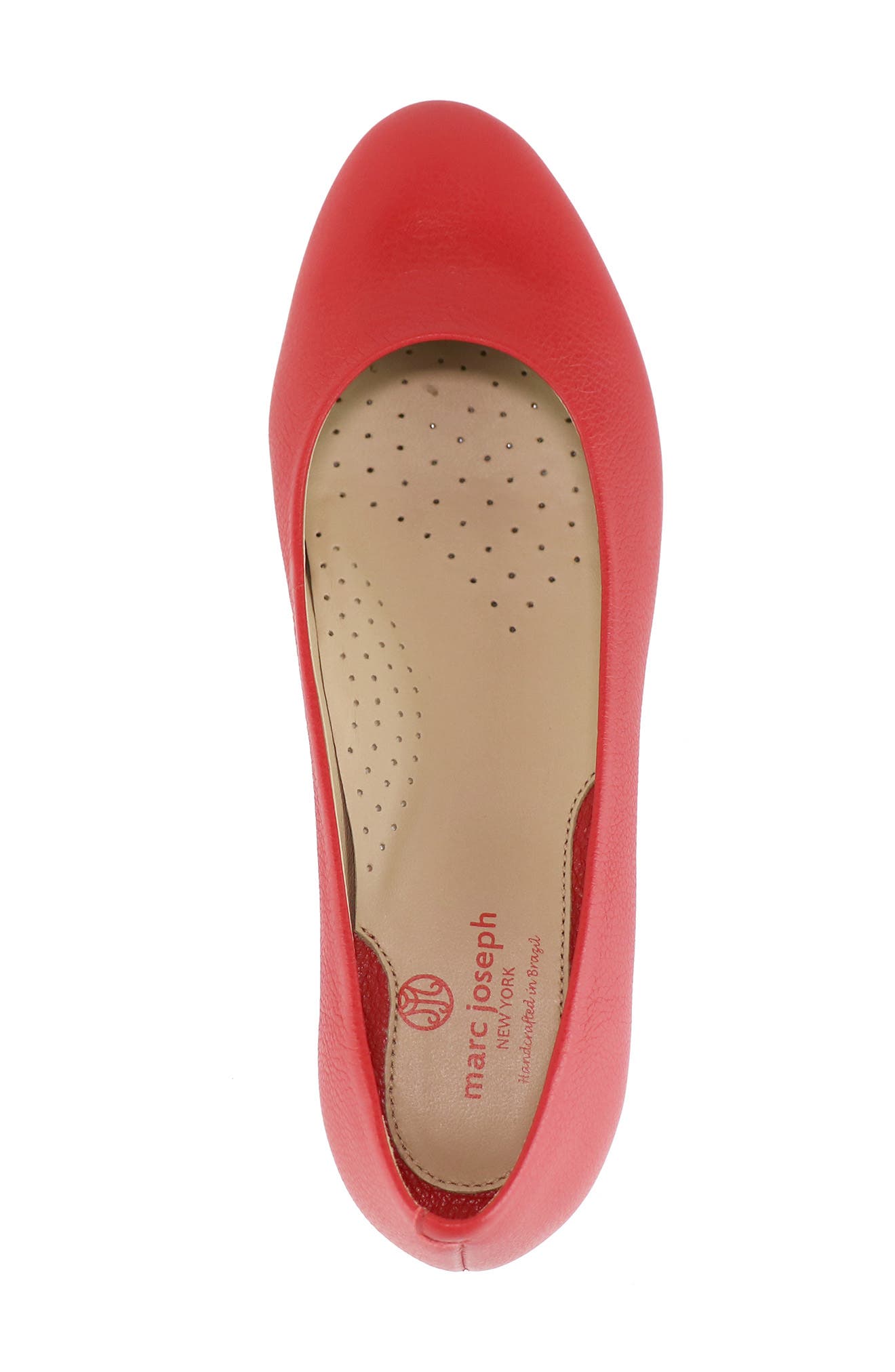 Marc Joseph New York Ferris Flat, Alternate, color, Red Napa Soft
