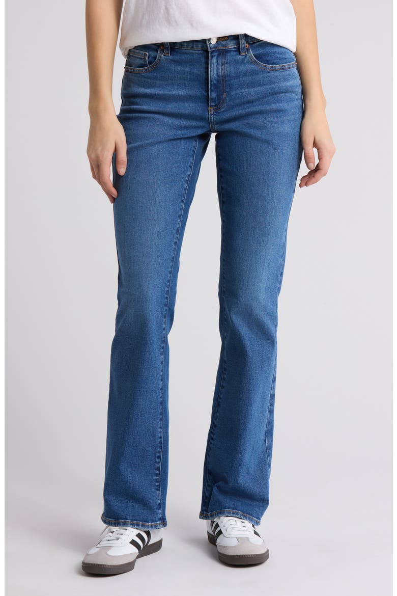 Low Rise Stretch Bootcut Jeans, Main, color, MEDIUM INDIGO